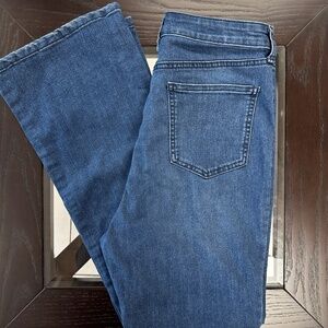 *STYLE & CO* Medium Wash Button Denim Boot Cut Jeans Size 10